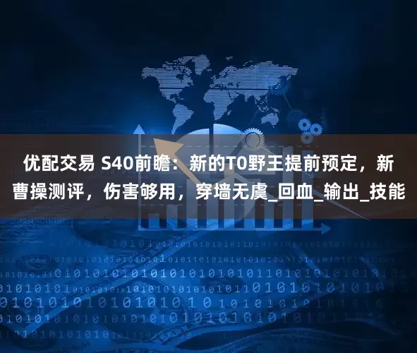 优配交易 S40前瞻：新的T0野王提前预定，新曹操测评，伤害够用，穿墙无虞_回血_输出_技能